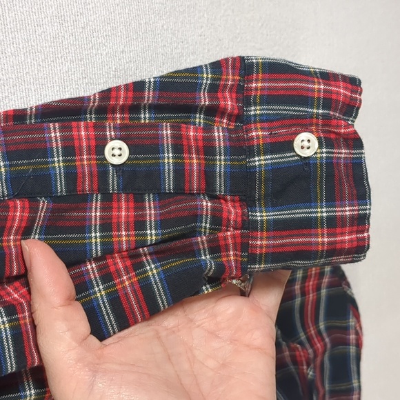 Lauren Ralph Lauren Men's Long Sleeve Button Down Plaid Shirt Crown Logo Medium - Picture 4 of 9
